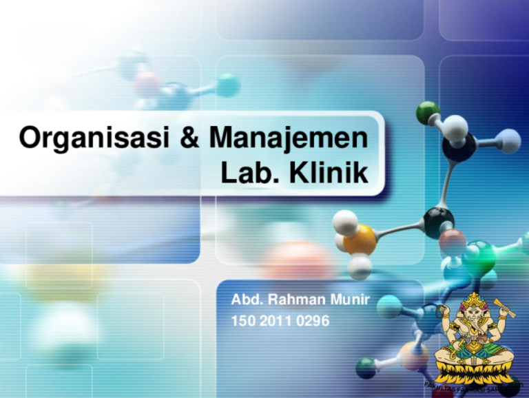 Manajemen Laboratorium Pendidikan Farmasi: Sistem, Alat, dan SOP