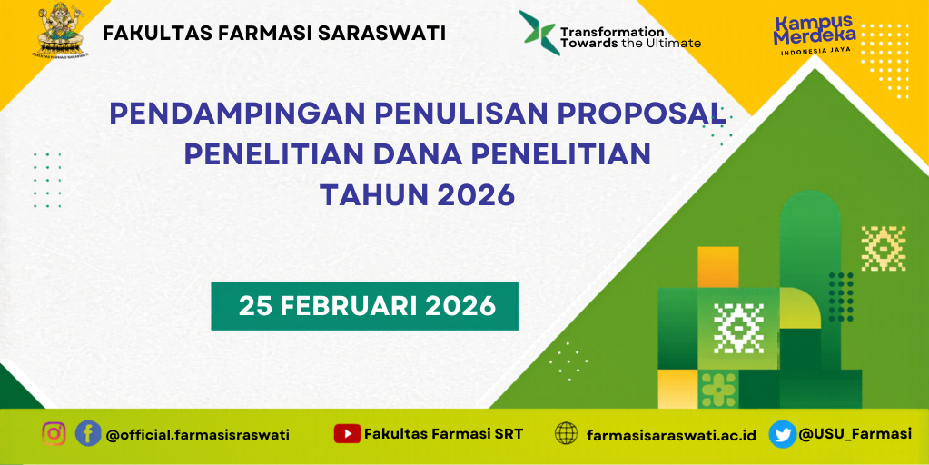 Menulis Proposal Penelitian Farmasi yang Diterima Pendanaan (Hibah): Strategi dan Praktik Terbaik